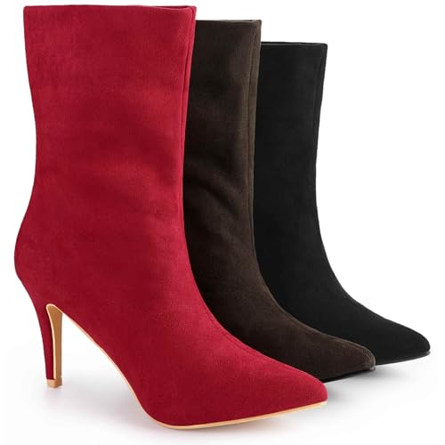 Perphy Sock Boots Pointed Toe Foldable Stiletto Heels Ankle Boots for Women4