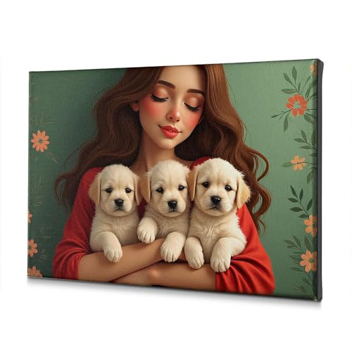 Papier peint floral fleurs oranges 20x30 cm pour habiller un mur vide de petite chambre sombre