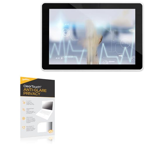 BoxWave Screen Protector Compatible With Canvys C Series Medical Monitor (10.1 in) - ClearTouch Anti-Glare Privacy (2-Pack), Privacy Screen Protector Flexible Film Anti-Glare