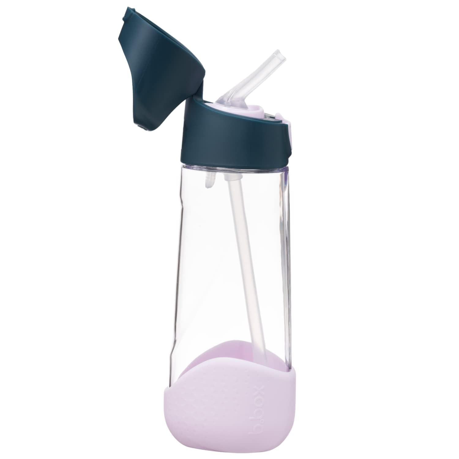 B.box Bottle With Straw Bottle With Straw Indigo Rose 1 Pc