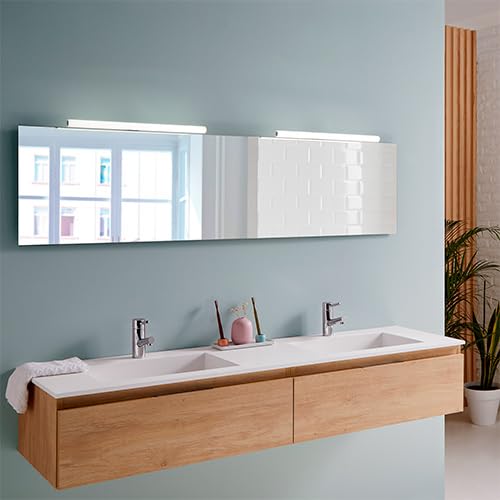 Aplike - Aplique LED Multienganche para Espejo de Baño - Luz Blanca Fría (5700K) - 80cm | Modelo Astra