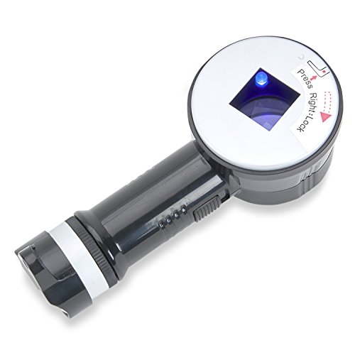 Carson PRO Series MeasureLoupe 11.5x LED and UV Lighted Focusable Eye Loupe Magnifier with Reticle Scale and Storage Case (CP-45) by Carson - Image 2