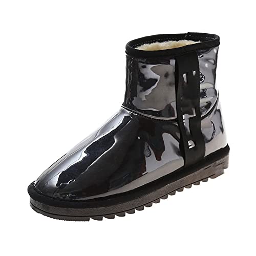 Bottes de neige pour femmes chaussures d'hiver plates imperméables à plateforme