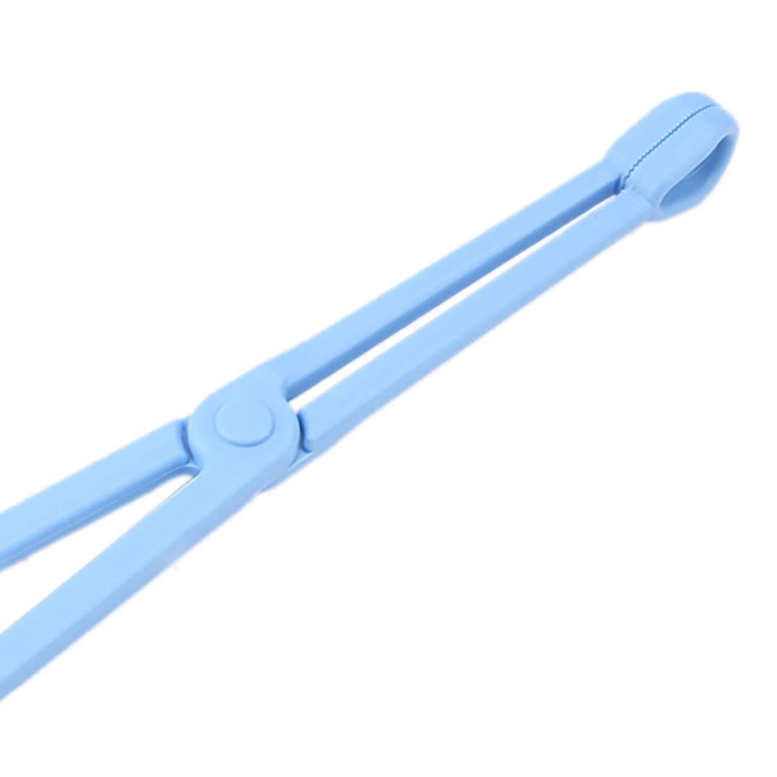 Clamp/Holder de Mascotas de Plástico Azul para la Alimentación de Reptiles - Clamp/Holder de Serpientes y Lagarto Duradero para Fácil Alimentación