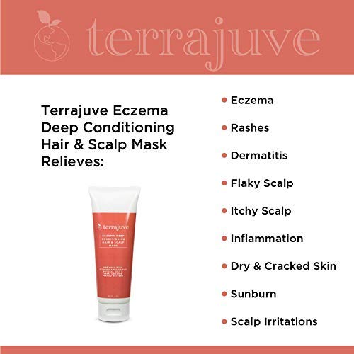 Terrajuve Organic Eczema Relief Combo - Natural Gift Pack for Soothing and Comforting Eczema-Prone Skin, Gentle and Holistic Approach