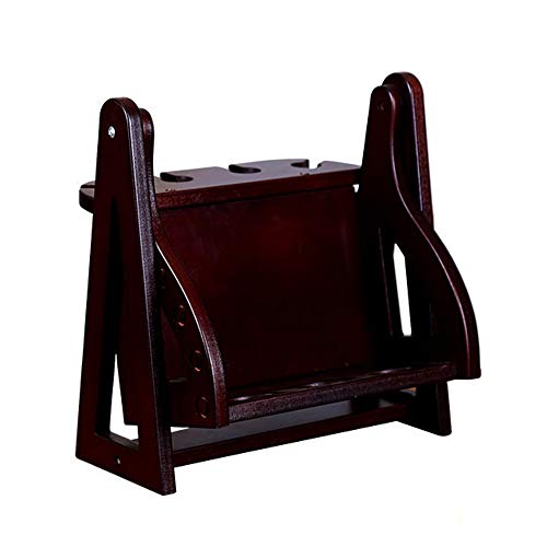 Soporte para botellas de vino de madera 32x34x25cm miniatura 3