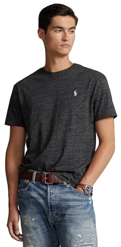Image of Polo Ralph Lauren Men's Cotton Crew Neck T-Shirt (XXL, NewBlackHtr)