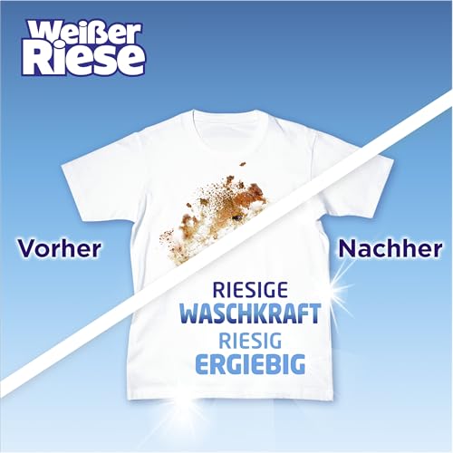 Weißer Riese Universal Waschmittel Pulver (90WL), Waschpulver Großpackung – Ansicht 6