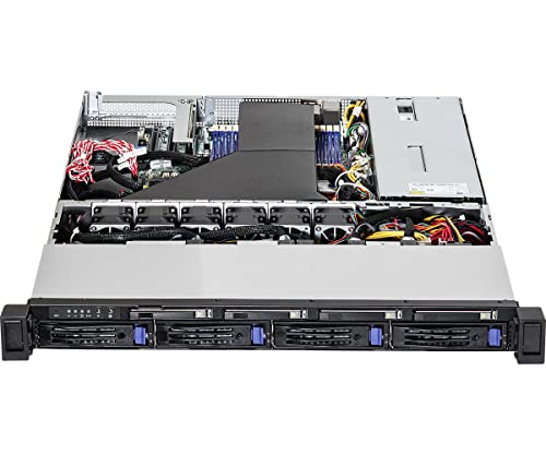 Image of Asrock Rack 1U4L4E-ROME /2T 1U Rackmount General Purpose Server Barebone 4 Bays NVMe and 4 Bays SATA AMD EPYC 7003 /7002 Processors