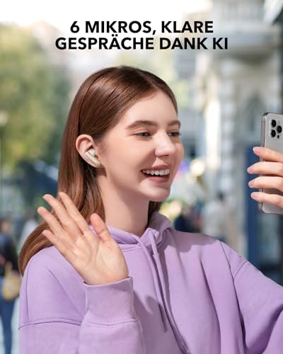 soundcore by Anker P40i, Wireless Earbuds mit Noise Cancelling, BassUp – Ansicht 6
