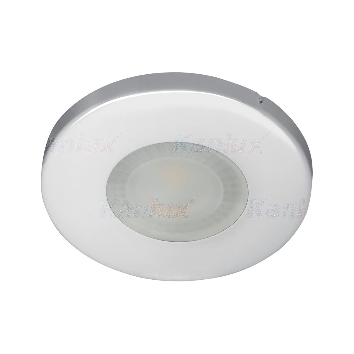 12V LED Recessed Ceiling Light IP44 Aluminium Downlight Slim Depth Bathroom Spotlight Kitchen Living Room MR16 (Chrome, Add 5W MR16 Bulb)