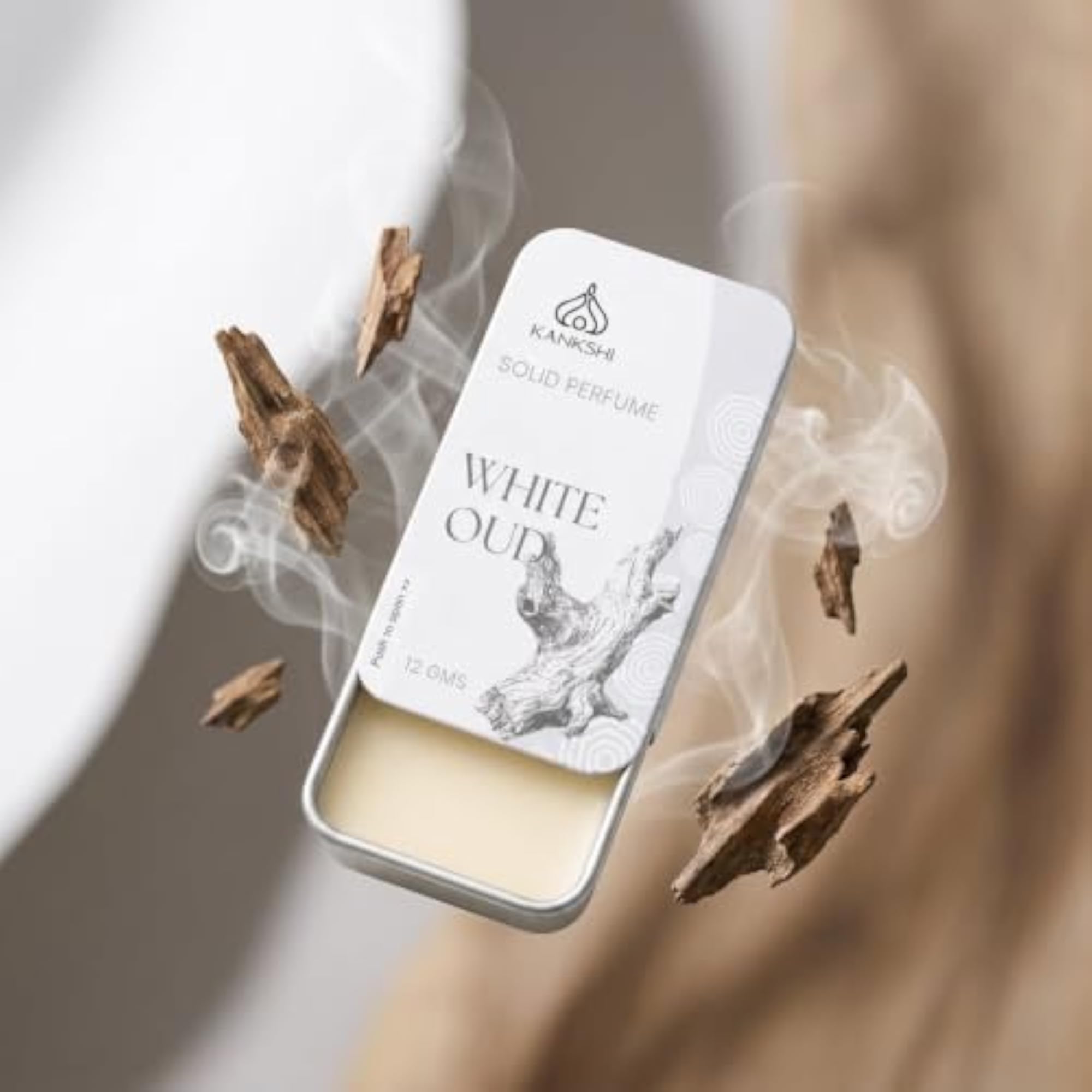 KANKSHI White Oud Solid Perfume, 12g