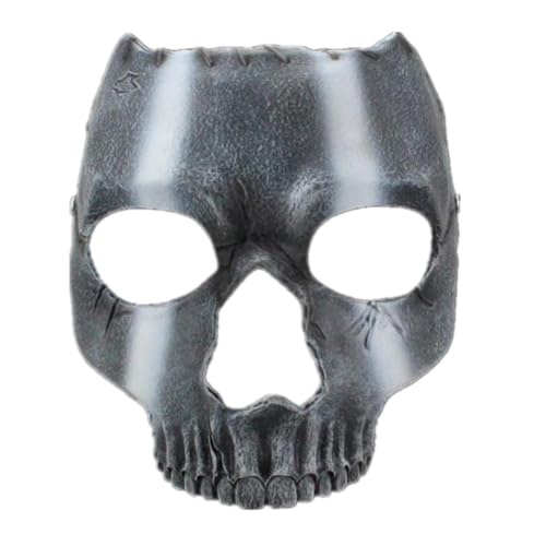 Masque de tête de mort en résine injectée avec visage de crâne réaliste pour collectionneur