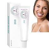 Thermoplastic Denture Adhesive Cream,Dental Glue for Teeth Repair,Denture Repair Kit,False Teeth Adhesive,Convenient Dental Glue for Teeth,Denture Adhesive,For Daily Women Men Adults