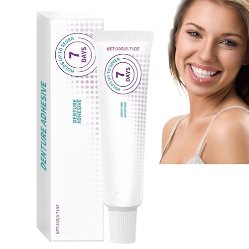 Thermoplastic Denture Adhesive Cream,Dental Glue for Teeth Repair,Denture Repair Kit,False Teeth Adhesive,Convenient Dental Glue for Teeth,Denture Adhesive,For Daily Women Men Adults