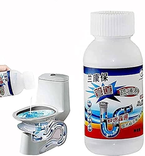 Image of Powerful Sink & Drain Cleaner Powder|Powerful & Clog Remover Sink Cleaning Powder|Automatic Toilet Blockage Cleaner,Removes Clogs,Blockage In Washbasin,Septic Tank,Sinks,Pipes (Pack Of 1)