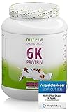 EIWEIßPULVER ICED COFFEE 1kg - Nutri-Plus Eiweiß mit Koffein - Mehrkomponenten Protein Pulver Eiskaffee - Shake ohne Laktose, Milch (Whey & Casein) - ideal zum Muskelaufbau