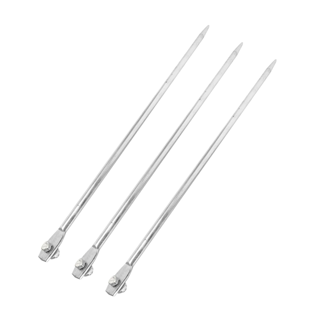 Varillas de puesta a tierra SOIMISS de 50 cm en hierro con estaca para hogar, pack de 3