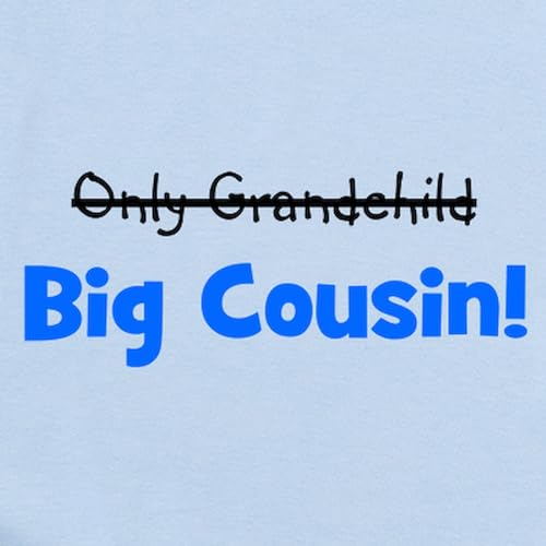 Cafepress 698376195-12-18M-SKY BLUE Big Cousin (Only Grandchild) Body Suit Infant Bodysuit Baby Romper Sky Blue thumb #1