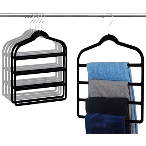 Aomaic Velvet Space Saving Trouser Hangers Cover