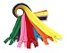 Zipperstop - Fashion Trends YKK #4.5 Handbag Long Pull Zippers Sewer Crafter's Special - Made in USA pack in White Cord W/Piping Vinyl Cylinder Bag (18 Inch 10 Zippers, Assorted Season Colors)