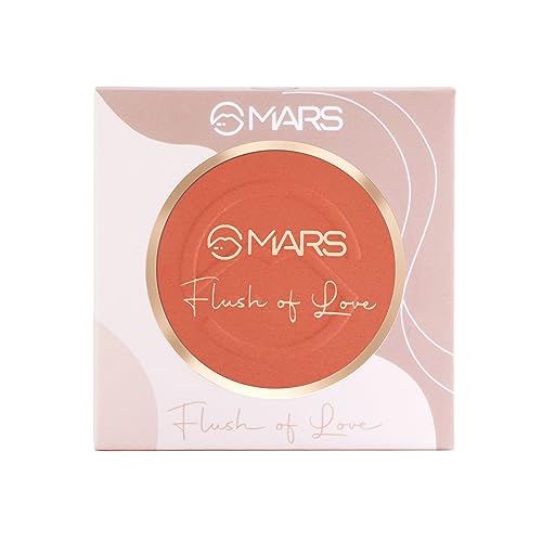 Image of MARS Flush of Love Face Blusher | Highly Pigmented & Easy to Blend | Lightweight & Natural Finish (8.0 gm) (Shade-12)