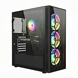 STGsivir PC Gaming, Ordenador de Sobremesa Gaming, GeForce RTX 2060 Super 8GB GDDR6,Ryzen 5 5500 hasta 4.2Ghz,32GB DDR4,1TB SSD,WiFi 6,BT5.0,RGB Ventiladores x3,Windows11 Pro