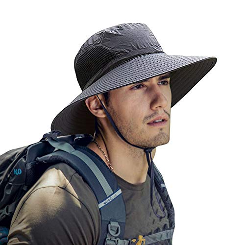 Moderner Herren Sonnenhut mit UV-Schutz - Praktischer Begleiter für Outdoor-Aktivitäten
