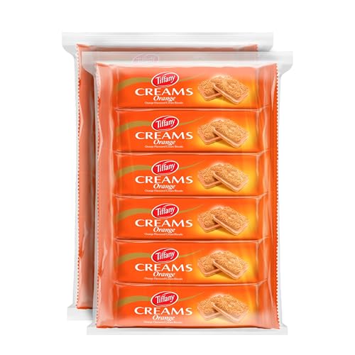 Tiffany Creams Orange Cream Sandwich Biscuits, 12X80g