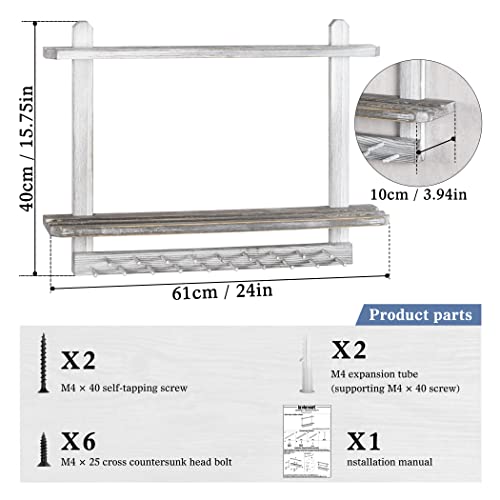 Lavievert Appendiabiti in legno per medaglie e