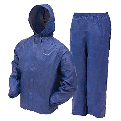FROGG TOGGS Ultra-lite2 Waterproof Breathable Protective Rain Suit Combinaison de Pluie Lite Mixte, Bleu, XXL