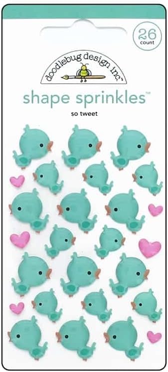Doodlebug Spring Thing Sprinkles Shapes So Tweet