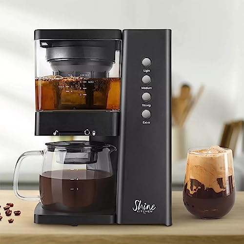 Shine Rapid Cold Brew Coffee & Tea Machine with Vacuum Extraction Technology
