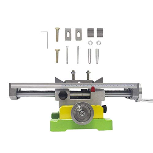 MultifunctionWorktable Milling Working Cross Table Milling Machine Compound Drilling Slide Table For Bench Drill Adjustme X-Y (6350 SIZE)