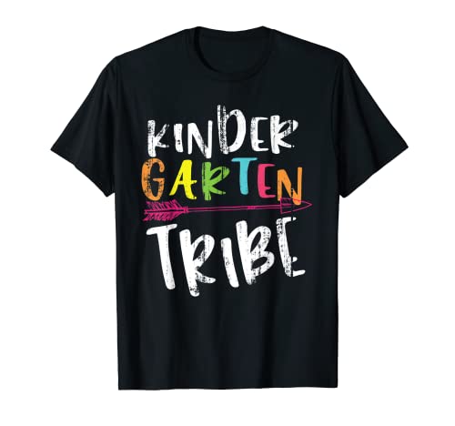 Team Kindergarten Tribe Cute Student Teacher Back To School T-Shirt