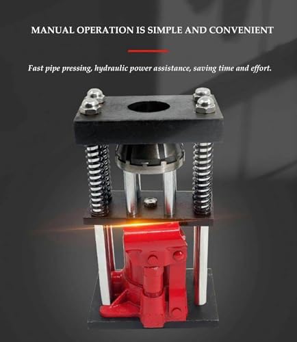 5 Ton ręczny żrnik hydrauliczny węża, narzędzie do prasowania rury na rury do opryskiwacza wysokoprężnego węży Ag, zakres rozmiarów 10-32 mm z 8 zębami Large Die, Przenośna maszyna mocująca wysokociśn