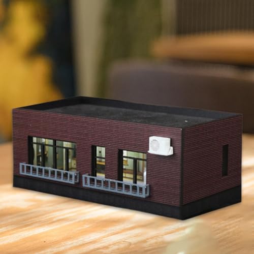 Maquette de maison HO 1/64 décor micro diorama modélisme B