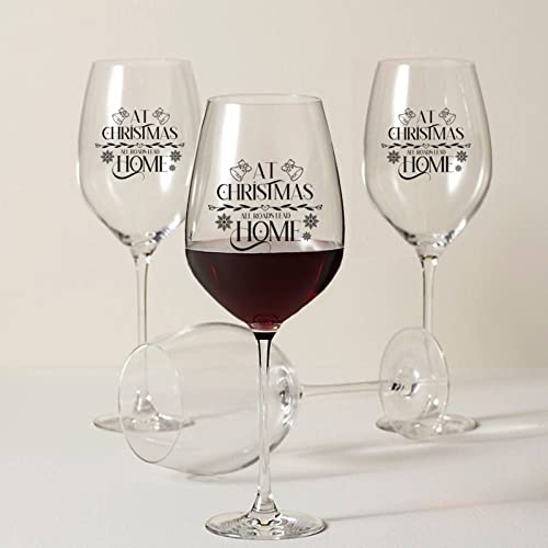 Verres à vin rouge 500 ml gravés pour préserver les arômes à Noël - 8