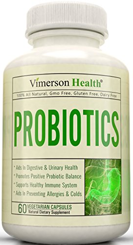 Probiotics 30 Billion CFU per Day (15 Billion CFU per Capsule) by Vimerson Health. Helps Improve Digestive, Urinary & Immune System. Promotes Positive Probiotic Balance & Better Nutrient Absorption Probiotics 30 Billion CFU per Day (15 Billion CFU per Capsule) by Vimerson Health. Helps Improve Digestive, Urinary & Immune System. Promotes Positive Probiotic Balance & Better Nutrient Absorption