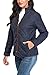 Anienaya Women's Lightweight Quilted Jacket Stand Collar Fully Lined Zip Warm Outwear w 4 Pockets
