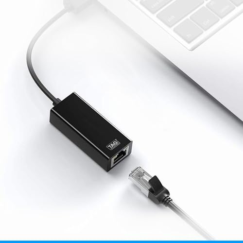 Image of TAG USB Type C to Giga LAN Economy | RJ45 Gigabit Ethernet Wired Network Adapter | 1000 Mbps | Compact and Lightweight | Plug and Play | ABS Plastic | Supports PC, MacBook Pro Air, Laptops, Tablets