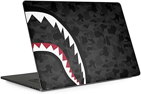 Skinit Decal Laptop Skin Compatible with MacBook Pro 13-inch with Touch Bar (2016-20) - Officially Licensed Originally Designed Shark Teeth Grey Street Camo Design