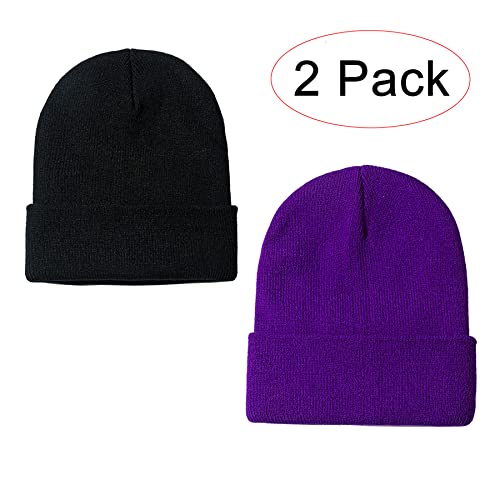 Image of NPJY Unisex Beanie for Men and Women Knit Hat Winter Beanies