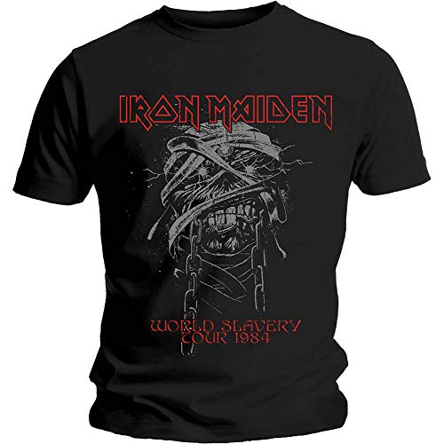 Band Monkey Iron Maiden Unisex T-Shirt World Slavery 1984 Tour