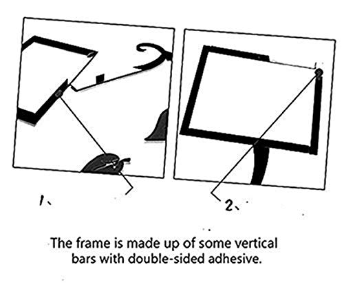 Alicemall Adesivo da Parete in Acrilico Rimovibile...