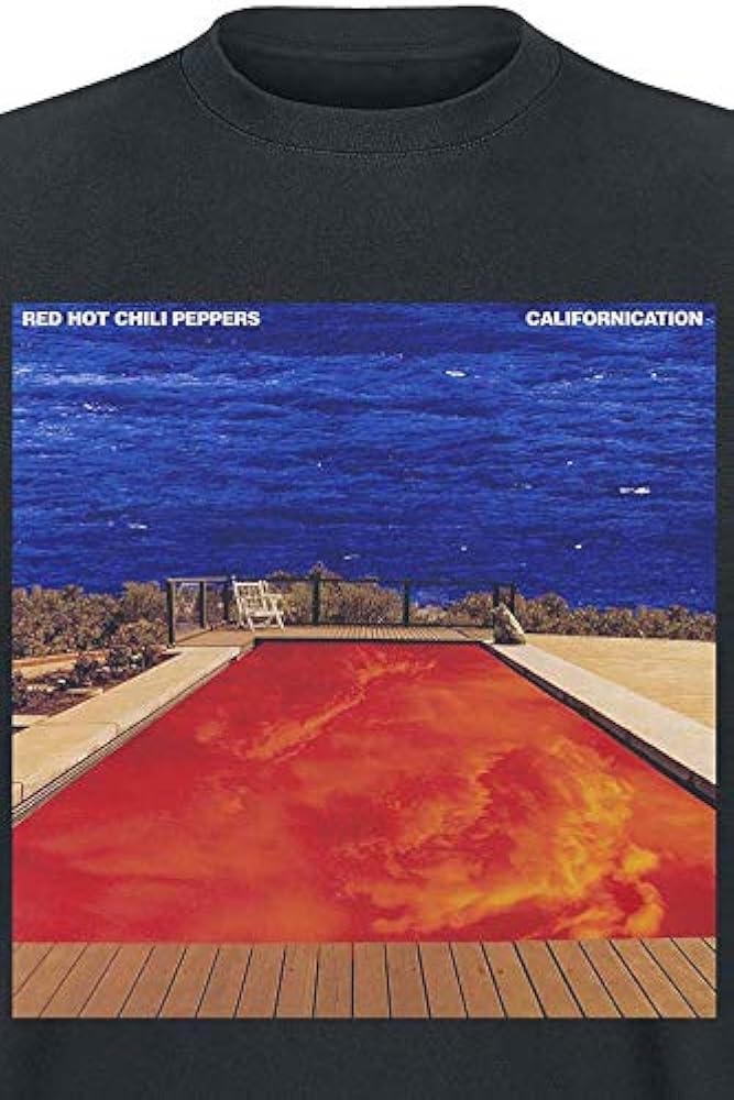 Red Hot Chili Peppers T Shirt Californication Band Logo New