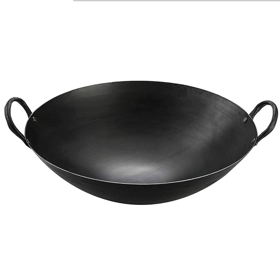 Amazon｜家庭料理とプロの料理のための鉄鍋、中華鍋ノン