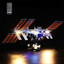 GEAMENT LED Light Kit Remote Control Compatible with Lego International Space Station - Lighting Set for Ideas 21321 Model Set Not Included