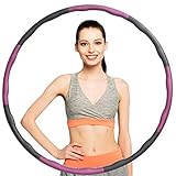 【STÄRKEN SIE DIE KERNMUSKELN HOOP REIFEN】 Unser verstellbarer Fitnesskorb ist äußerst effektiv für das Training des Bereichs um Taille und Bauch. Ideal für alle Niveaus, vom Anfänger bis zum Profi. Es ist perfekt für Sport, Hula-Sport, Reifentanz, Heim-Fitness-Studios und verschiedene Trainingsprogramme.