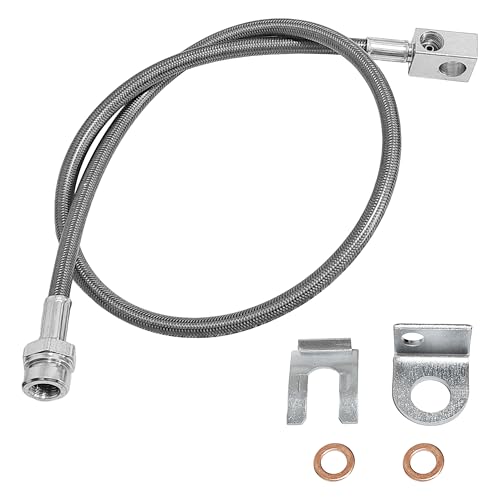 Rear Stainless Steel Brake Line 89703 Compatible with 87-06 Jeep TJ/YJ/XJ